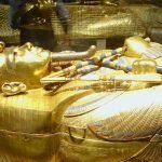 Golden Sarg des Königs Tut Ankhamun